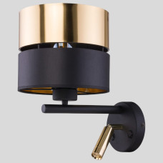 TK Lighting HILTON E27 4000K чорний 2579. Бра