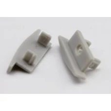 Заглушки для світлодіодного профілю П1 (сірі) пара