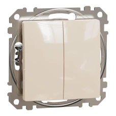 Schneider Sedna Design SDD112105. Двоклавішний вимикач