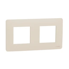Schneider Unica New NU200444. Рамка 2-постова