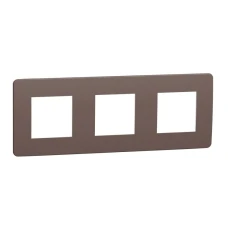 Schneider Unica New NU280616. Рамка 3-постова