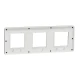 Рамка 3-постова, димчасто-сірий/білий NU280621 Unica New Schneider Electric
