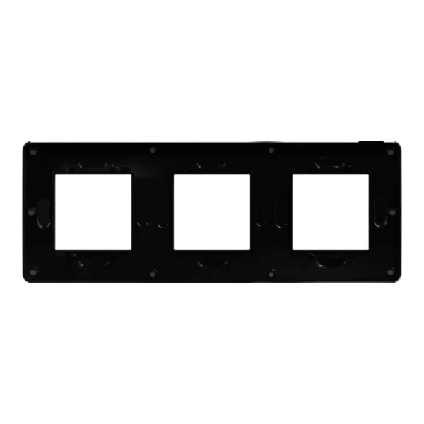 Рамка 3-постова, димчасто-сірий/антрацит NU280622 Unica New Schneider Electric - Фото 4