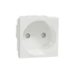 Розетка 16А з гвинтовими зажимами, 2 м біл NU303318 Unica New Schneider Electric