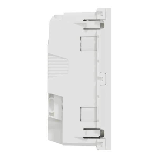 Подвійна розетка 45° зі шторками, з заземленням, біла NU306718A Unica New Schneider Electric - Фото 6