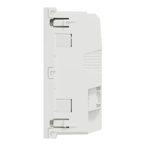 Подвійна розетка 45° зі шторками, з заземленням, біла NU306718A Unica New Schneider Electric - Фото 5