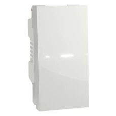 Schneider Unica New NU310618. Вимикач 1-клавішний кнопковий