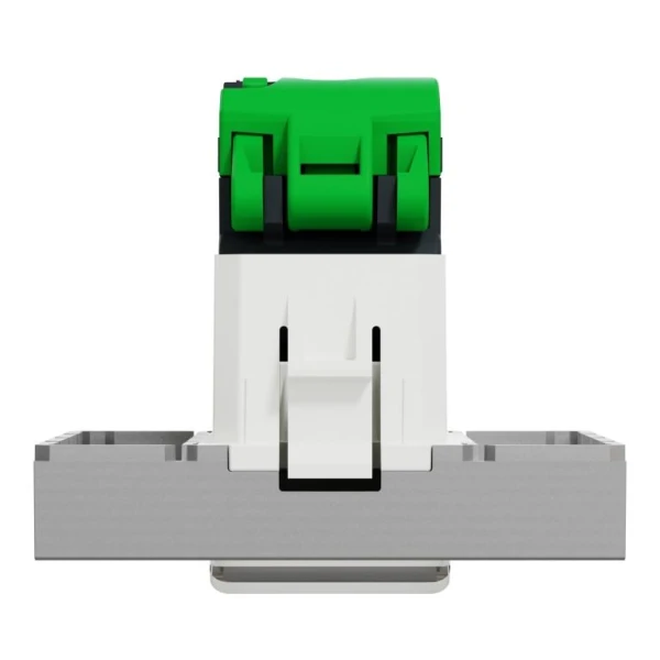 Розетка комп'ютерна RJ45, одинарна категорія 6 UTP, 2 модулі алюміній NU341530 Unica New Schneider Electric - Фото 7