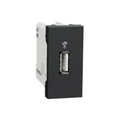 Schneider Unica New NU342954. USB-коннектор