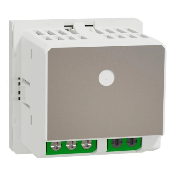 Термостат кімнатний, вбудованний датчик 8А білий NU350118 Unica New Schneider Electric - Фото 2