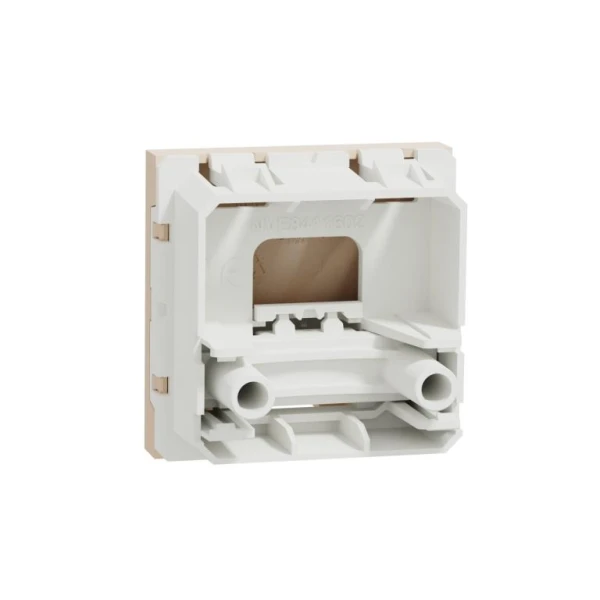 Вивід кабеля 16А 2 модуля Бежевий Unica New NU386244 Unica New Schneider Electric - Фото 2
