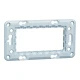 Супорт Zamak 4 модуля NU7104 Unica New Schneider Electric