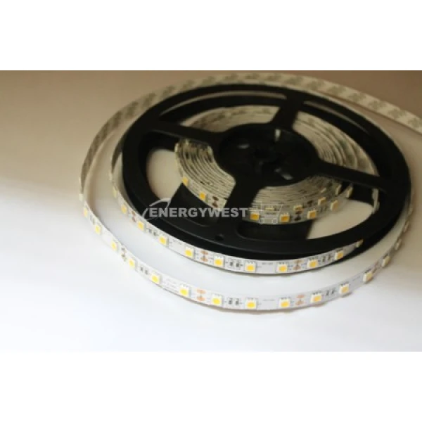 Світлодіодна стрічка SMD 5050-60, IP20, 13 Lm/led  синя, жовта, червона, зелена 1м - Фото 5