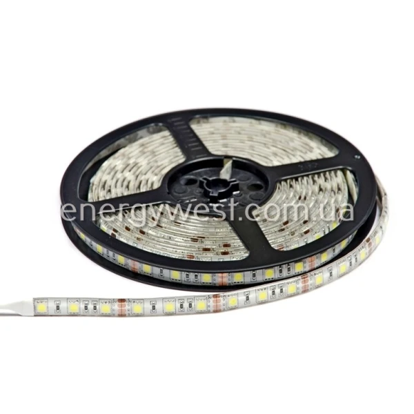 Світлодіодна стрічка SMD 5050, 60 led/м, IP65, 18-20 Lm/led (3000K, 5000К) 1м - Фото 1