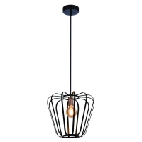 Candellux JONAS E14 чорний 31-78483. Світильник підвісний