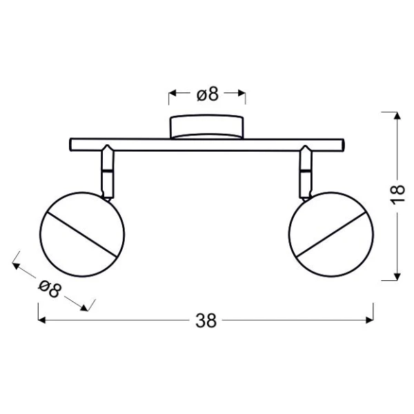 Світильник спот Candellux PARTY 6 Вт хром 92-67760 - Фото 2