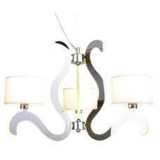 Candellux AMBROSIA E14, 3000К білий, хром 33-33895. Світильник підвісний