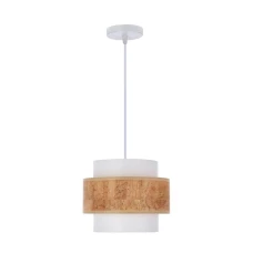 Candellux CORK E27 білий 31-18113. Підвісна люстра