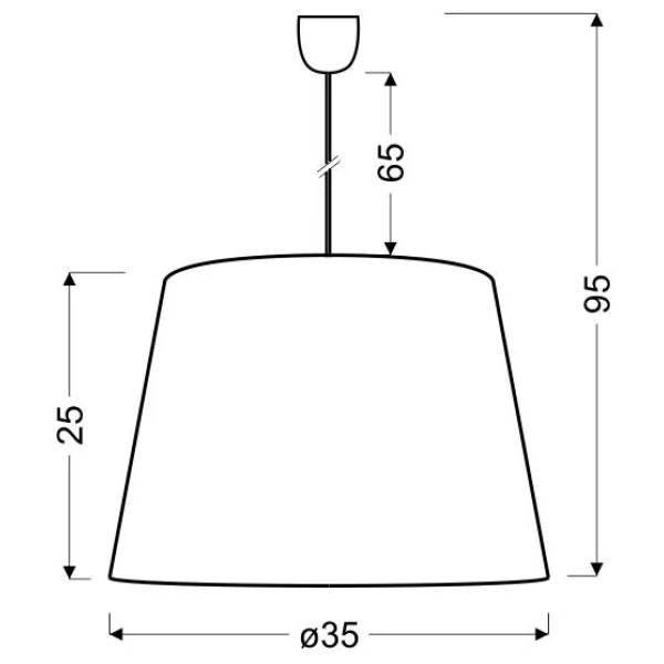 Люстра підвісна Candellux SWEET E27 білий 31-07179 - Фото 2