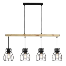 Candellux BERNITA E27 чорний, бежевий 34-78117. Світильник підвісний