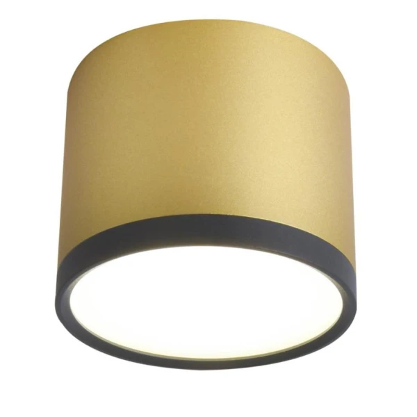 Світильник точковий накладний Candellux TUBA 9 Вт 4000К золотий 2275956 - Фото 1