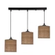 Підвісний світильник Candellux LEGNO E27 чорний 33-18335