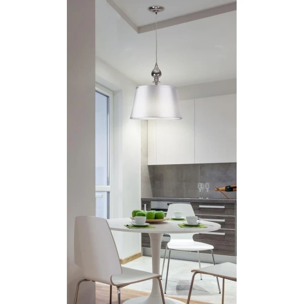 Підвісний світильник Candellux PRIMA E27 срібний 31-03690 - Фото 3