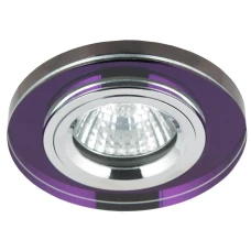 Candellux SS-15 MR16 фіолетовий, хром 2250123. Точковий світильник