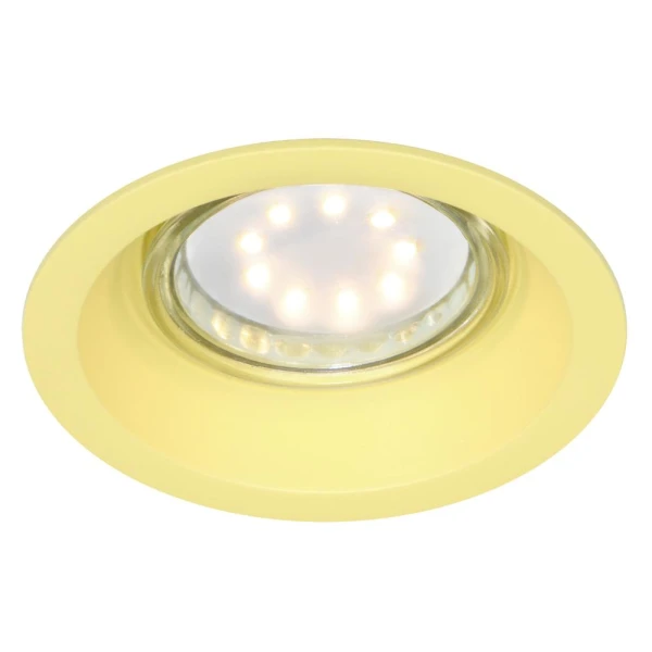 Точковий світильник врізний Candellux SA-12 GU10 жовтий 2268712 - Фото 1