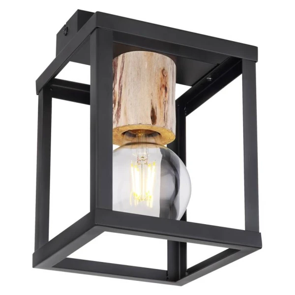 Світильник стельовий Candellux RETRO Е27 чорний, коричневий 31-00774 - Фото 2