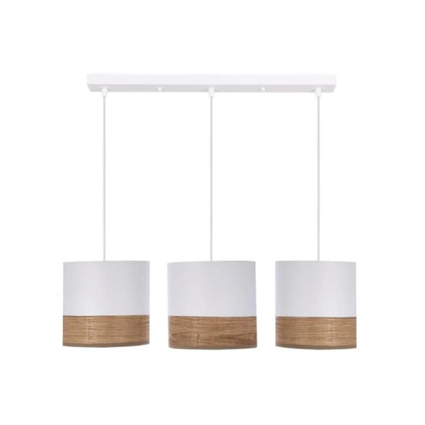 Підвісний світильник Candellux BIANCO Е27 білий 33-17550 - Фото 3