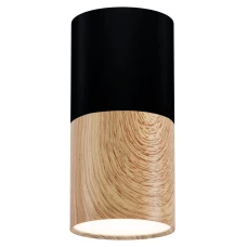 Candellux TUBA GU10 чорний 2282862. Точковий світильник