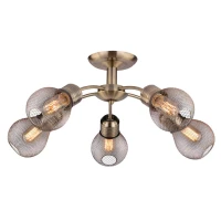 Candellux GLIVA E27 латунний 35-56603. Підвісна люстра