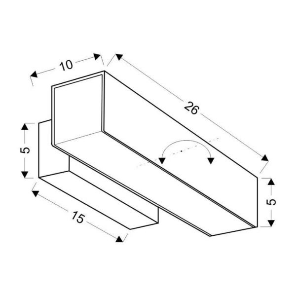 Бра Candellux LANDER 10 Вт 4000К білий 21-25814 - Фото 5