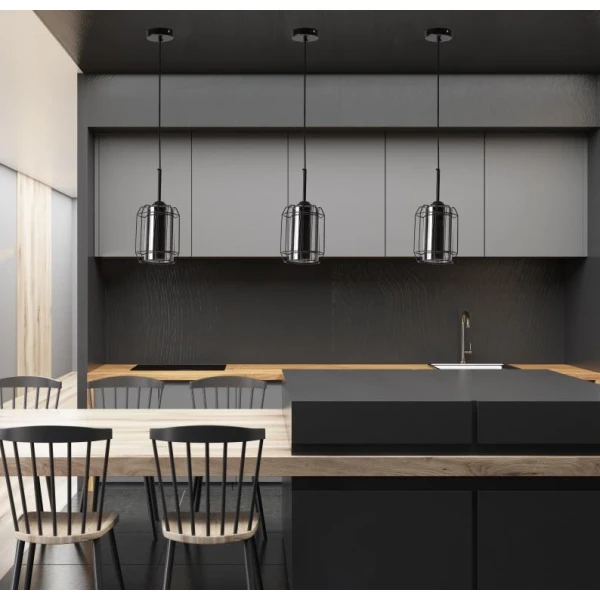 Підвісний світильник Candellux JONERA E27 чорний 31-08428 - Фото 3