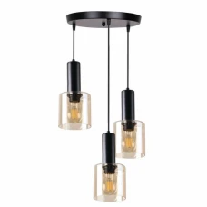Candellux Isar Е27 чорний 33-21328. Світильник підвісний