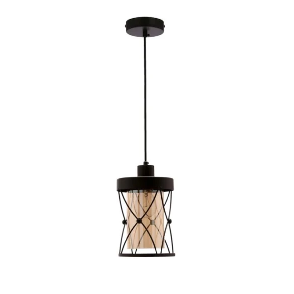 Підвісний світильник Candellux Agar Е27 чорний 31-09579 - Фото 1