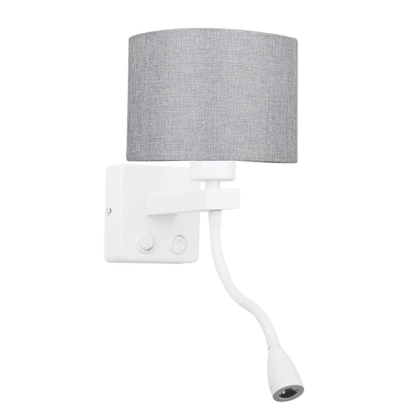 Бра Candellux POLO E27 3000К білий 21-75383 - Фото 1