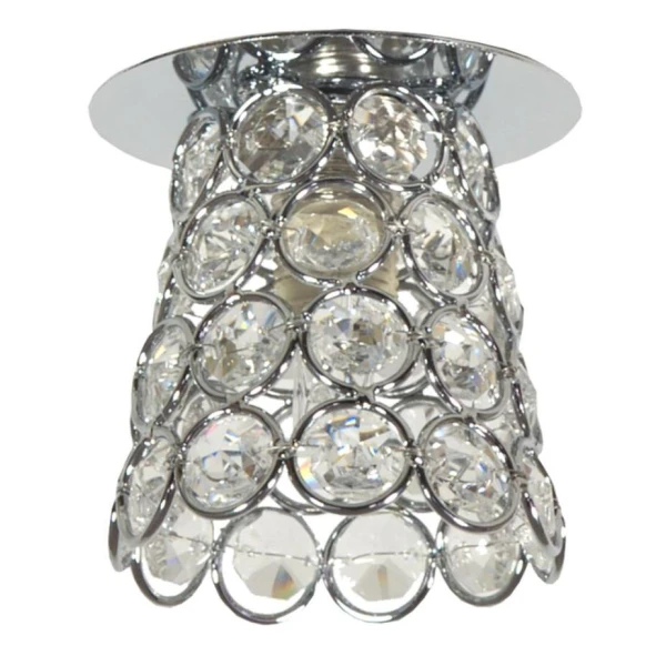 Точковий світильник врізний Candellux SK-72 G9 хром 2203966 - Фото 1