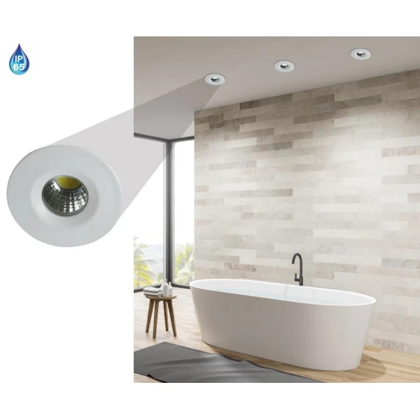 Точковий світильник врізний Candellux SH-14 6500К білий 2258966 - Фото 2