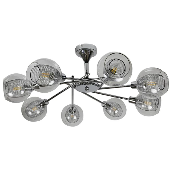 Люстра пристельова Candellux OZZO E14 хром 38-72283 - Фото 1