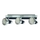 Світильник спот Candellux SORTHA GX53, 3000К срібний, чорний 93-08292