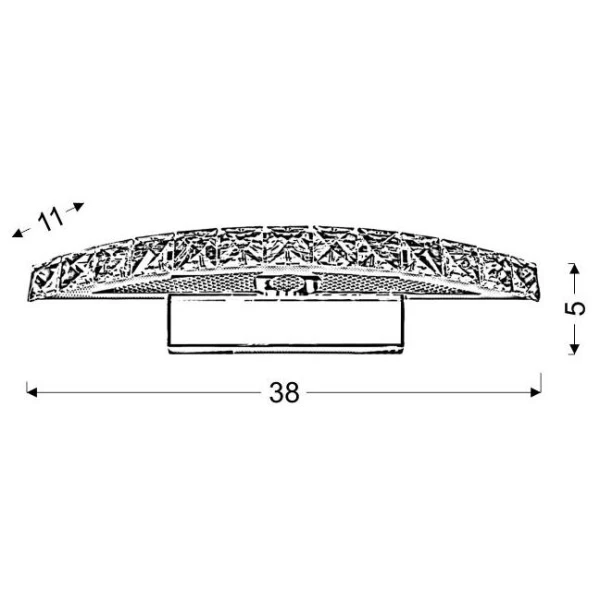 Підсвітка стін Candellux ARANDE 8 Вт 6200-6500K (регулюється) хром 20-32683 - Фото 4