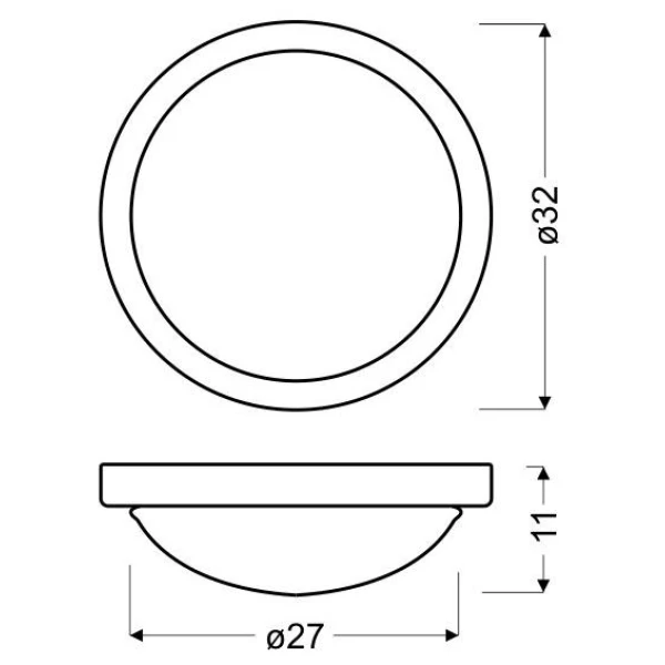 Світильник стельовий Candellux RODA E27 нікелевий 13-74037 - Фото 2
