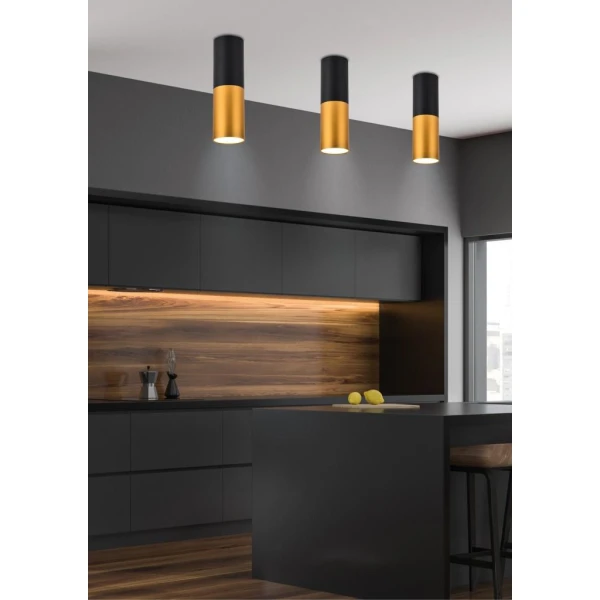 Світильник точковий накладний Candellux TUBA GU10 чорний 2281728 - Фото 2