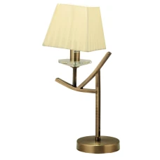 Candellux VALENCIA E14 коричневий, 41-84593. Настільна лампа декоративна
