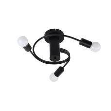 Candellux FILETTA E27 чорний 33-00828. Пристельова люстра