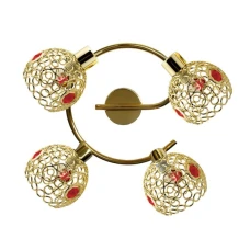 Candellux ARON G9 золотий 98-12258. Пристельова люстра