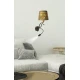 Бра Candellux SARIA Е14 3000К чорний A0029-220