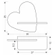 Бра Candellux HEART 5 Вт 4000К коричневий 21-03850